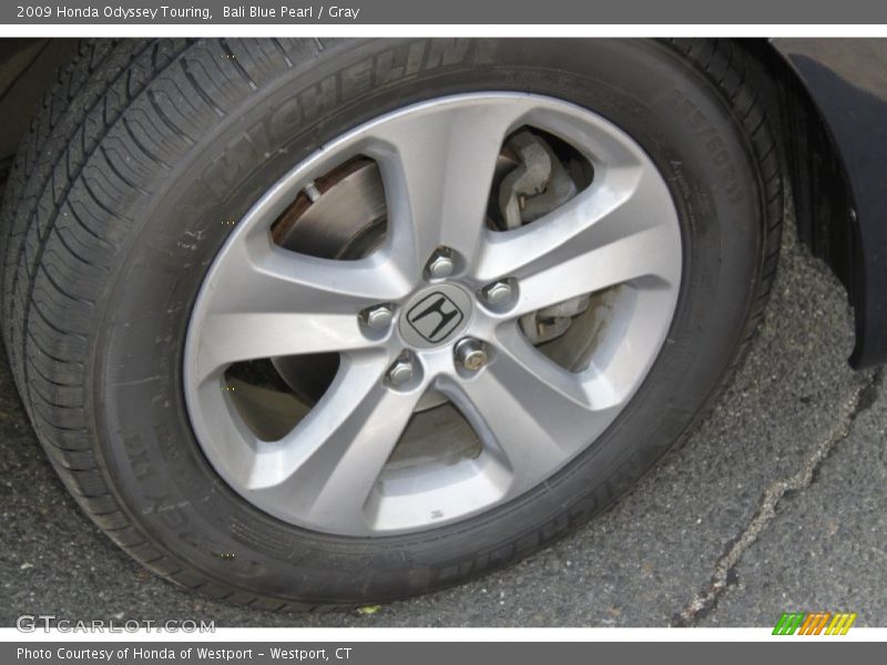 Bali Blue Pearl / Gray 2009 Honda Odyssey Touring