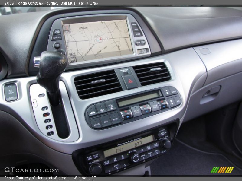Bali Blue Pearl / Gray 2009 Honda Odyssey Touring