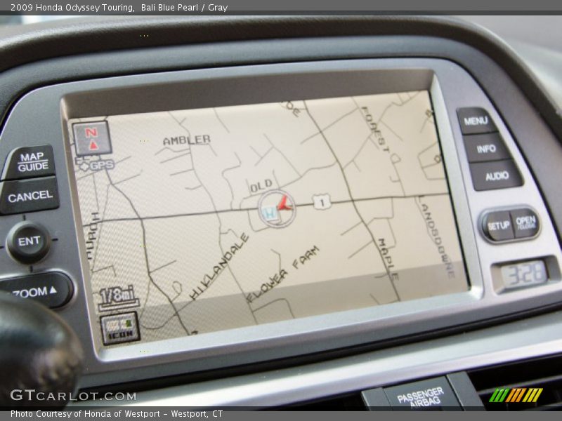 Bali Blue Pearl / Gray 2009 Honda Odyssey Touring