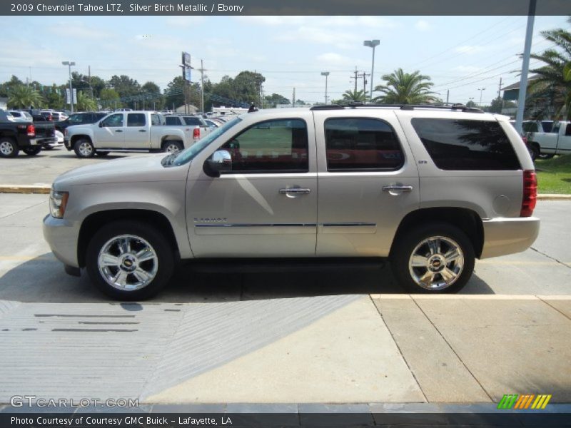 Silver Birch Metallic / Ebony 2009 Chevrolet Tahoe LTZ