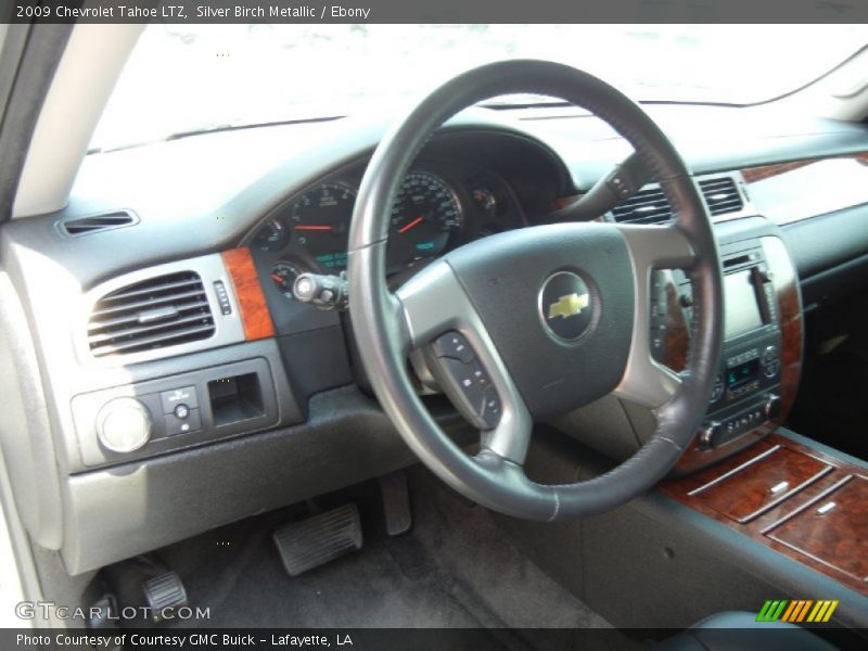 Silver Birch Metallic / Ebony 2009 Chevrolet Tahoe LTZ