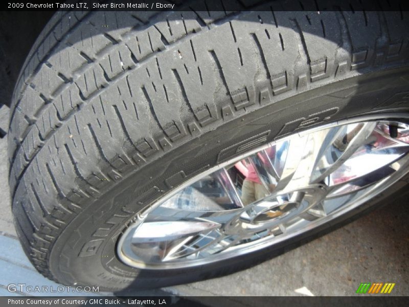 Silver Birch Metallic / Ebony 2009 Chevrolet Tahoe LTZ