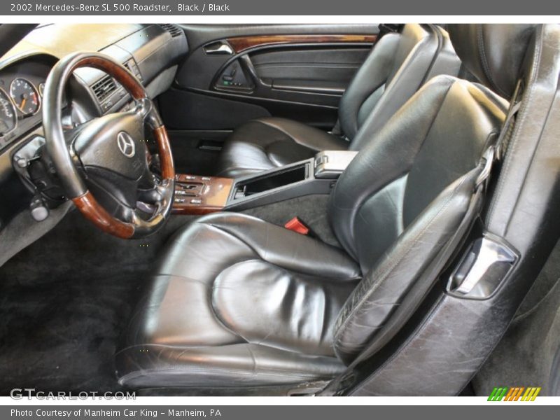  2002 SL 500 Roadster Black Interior