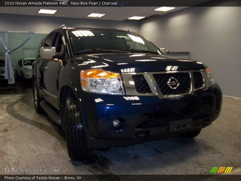 Navy Blue Pearl / Charcoal 2010 Nissan Armada Platinum 4WD