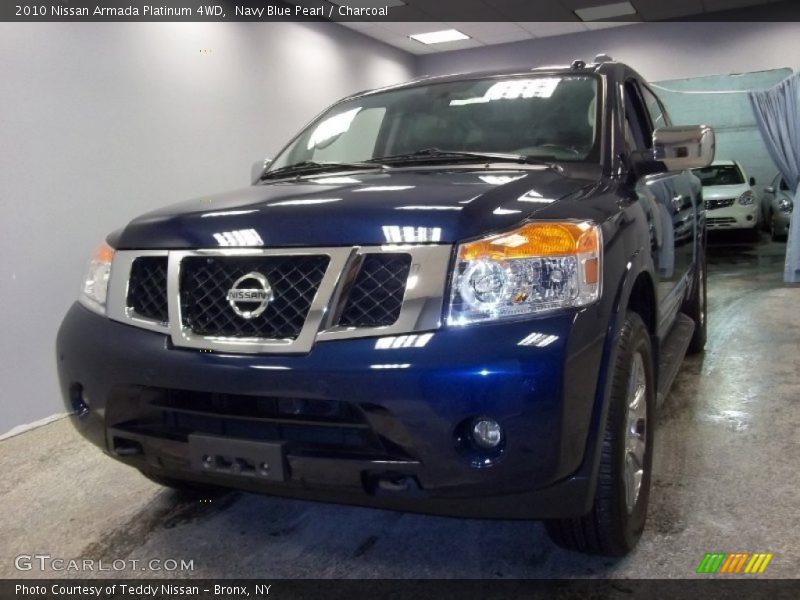 Navy Blue Pearl / Charcoal 2010 Nissan Armada Platinum 4WD