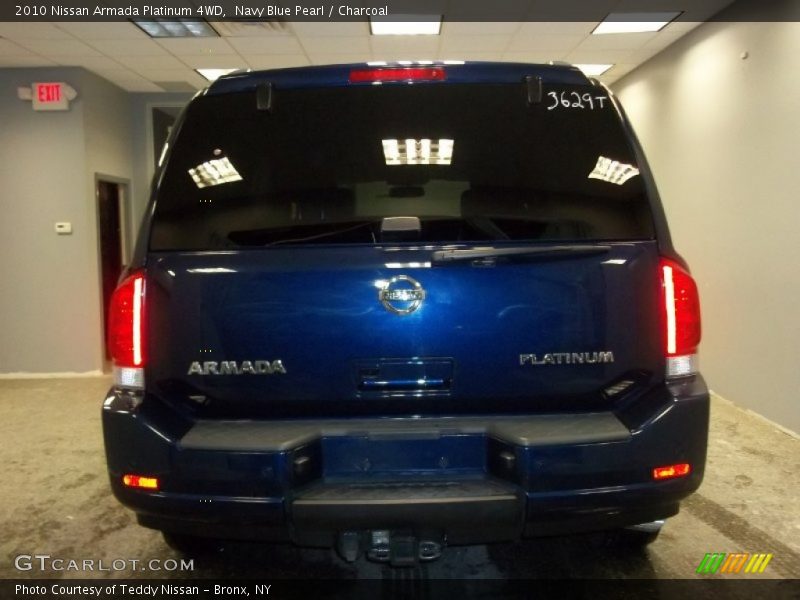 Navy Blue Pearl / Charcoal 2010 Nissan Armada Platinum 4WD