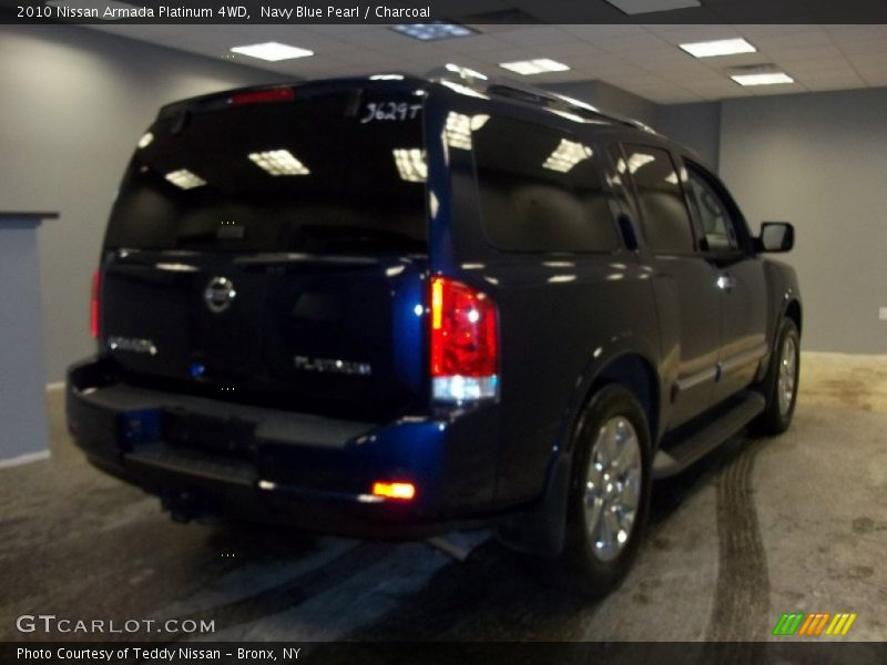 Navy Blue Pearl / Charcoal 2010 Nissan Armada Platinum 4WD