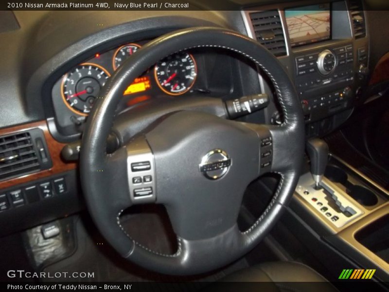 Navy Blue Pearl / Charcoal 2010 Nissan Armada Platinum 4WD