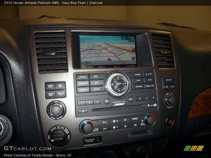 Navy Blue Pearl / Charcoal 2010 Nissan Armada Platinum 4WD