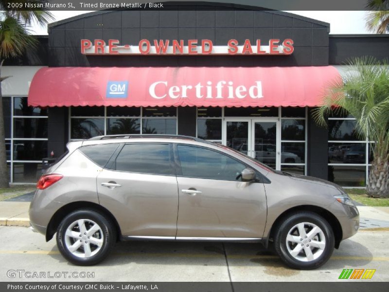 Tinted Bronze Metallic / Black 2009 Nissan Murano SL