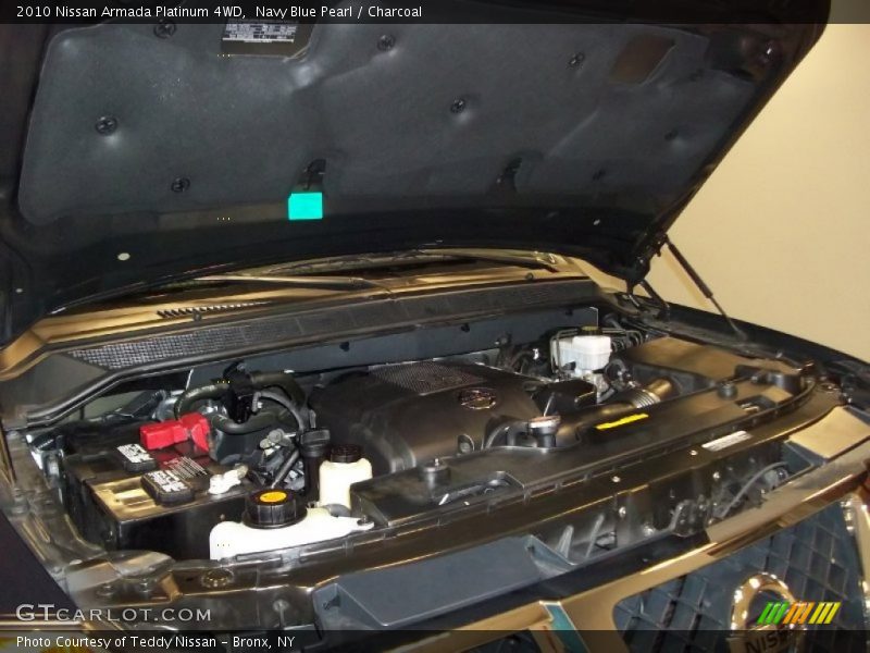 Navy Blue Pearl / Charcoal 2010 Nissan Armada Platinum 4WD