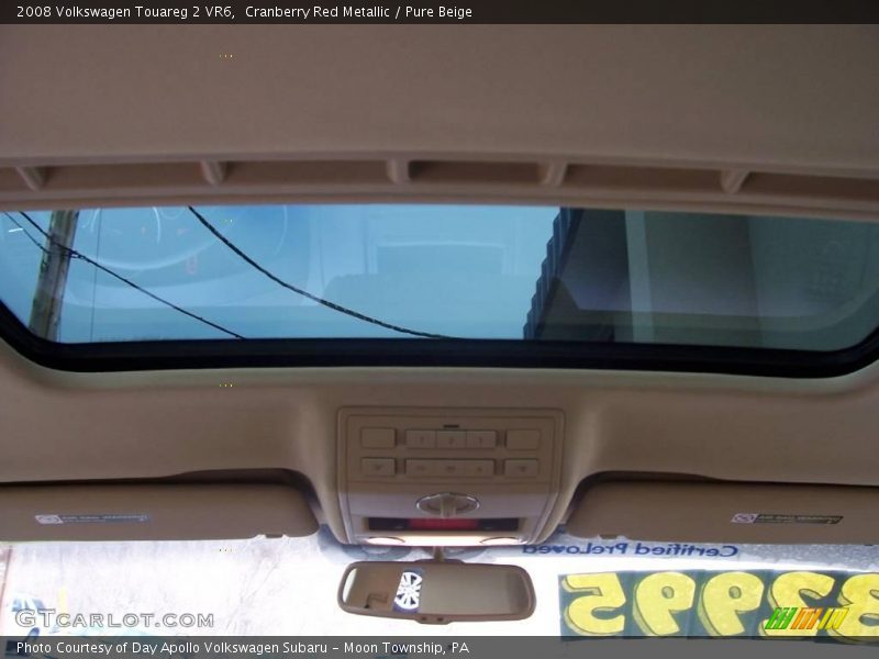 Cranberry Red Metallic / Pure Beige 2008 Volkswagen Touareg 2 VR6