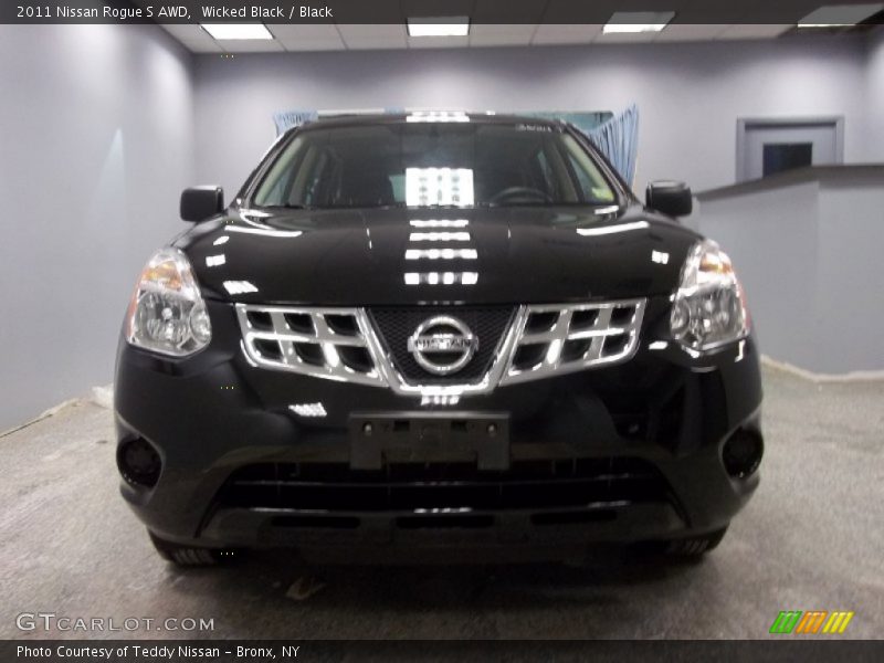 Wicked Black / Black 2011 Nissan Rogue S AWD