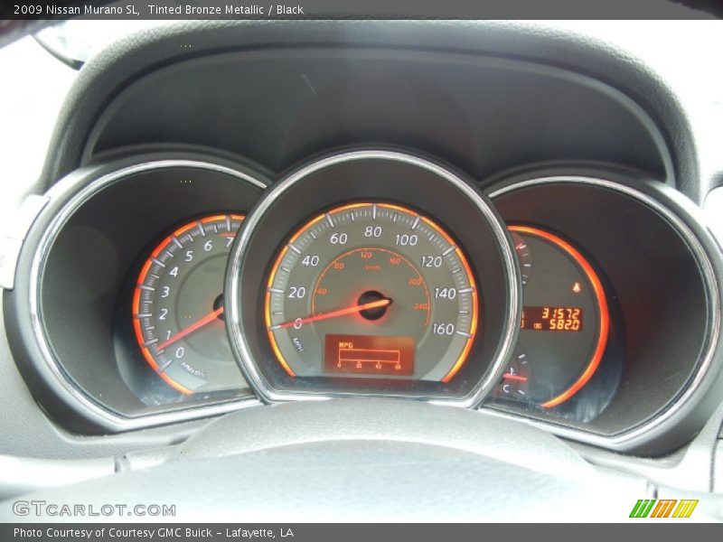 Tinted Bronze Metallic / Black 2009 Nissan Murano SL