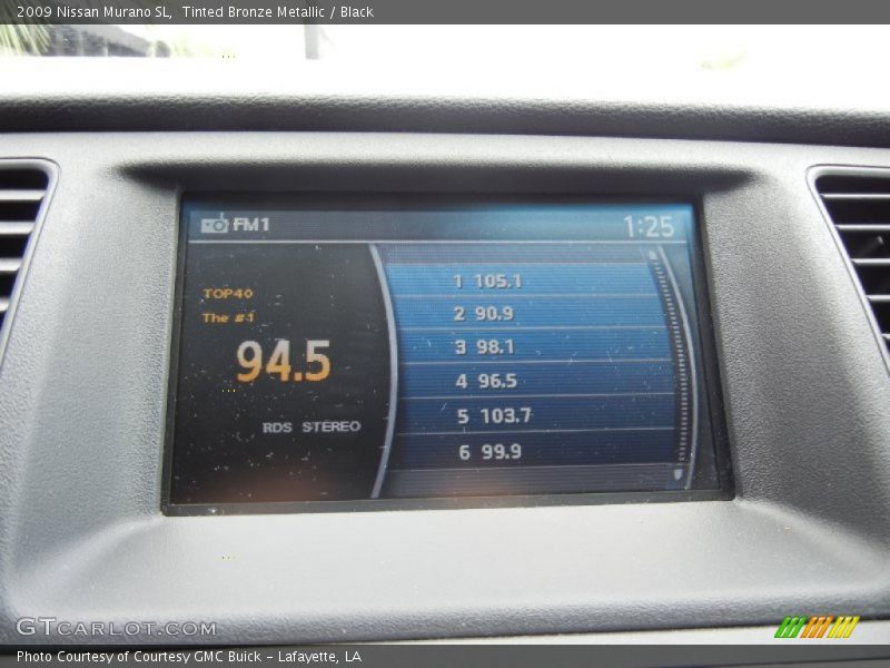 Tinted Bronze Metallic / Black 2009 Nissan Murano SL