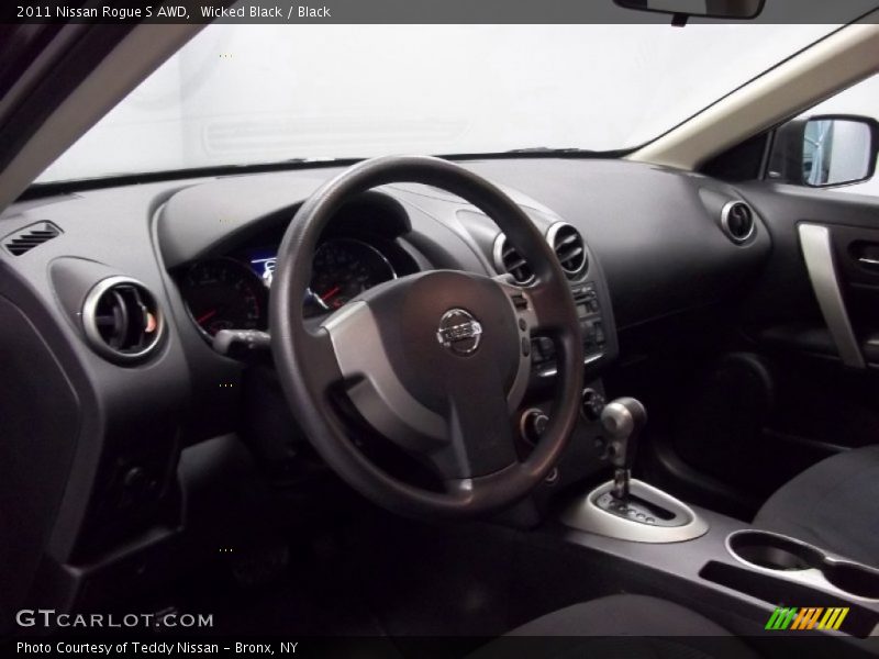 Wicked Black / Black 2011 Nissan Rogue S AWD