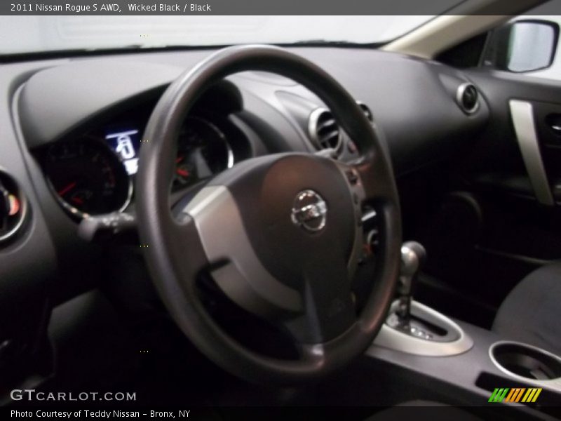 Wicked Black / Black 2011 Nissan Rogue S AWD