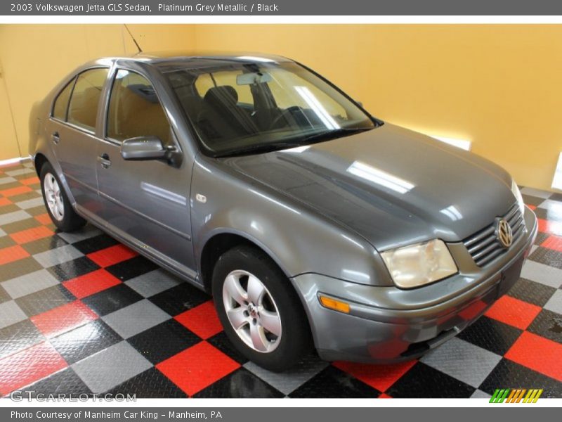 Platinum Grey Metallic / Black 2003 Volkswagen Jetta GLS Sedan