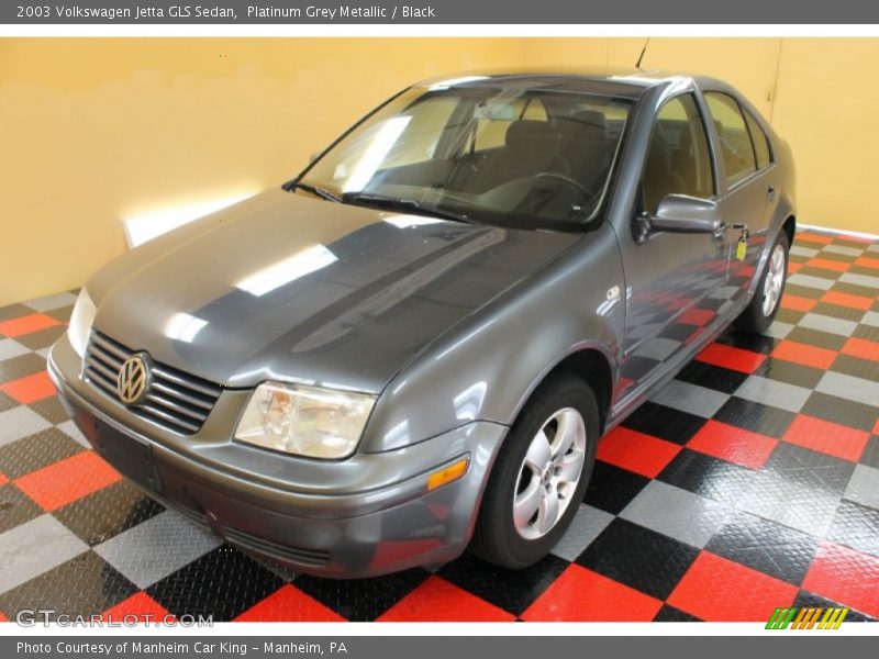 Platinum Grey Metallic / Black 2003 Volkswagen Jetta GLS Sedan