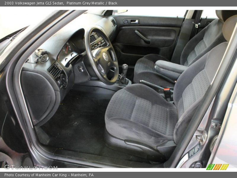 Platinum Grey Metallic / Black 2003 Volkswagen Jetta GLS Sedan