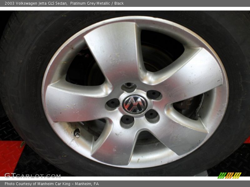 Platinum Grey Metallic / Black 2003 Volkswagen Jetta GLS Sedan