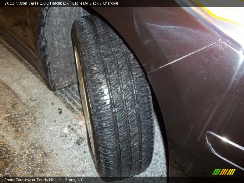 Espresso Black / Charcoal 2011 Nissan Versa 1.8 S Hatchback