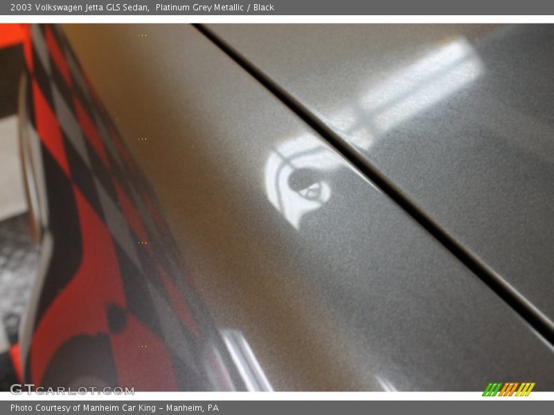 Platinum Grey Metallic / Black 2003 Volkswagen Jetta GLS Sedan