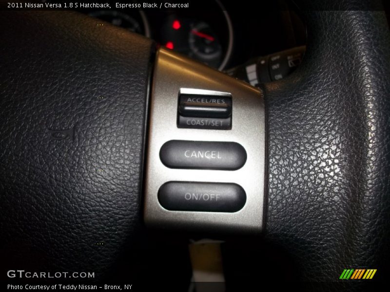 Espresso Black / Charcoal 2011 Nissan Versa 1.8 S Hatchback