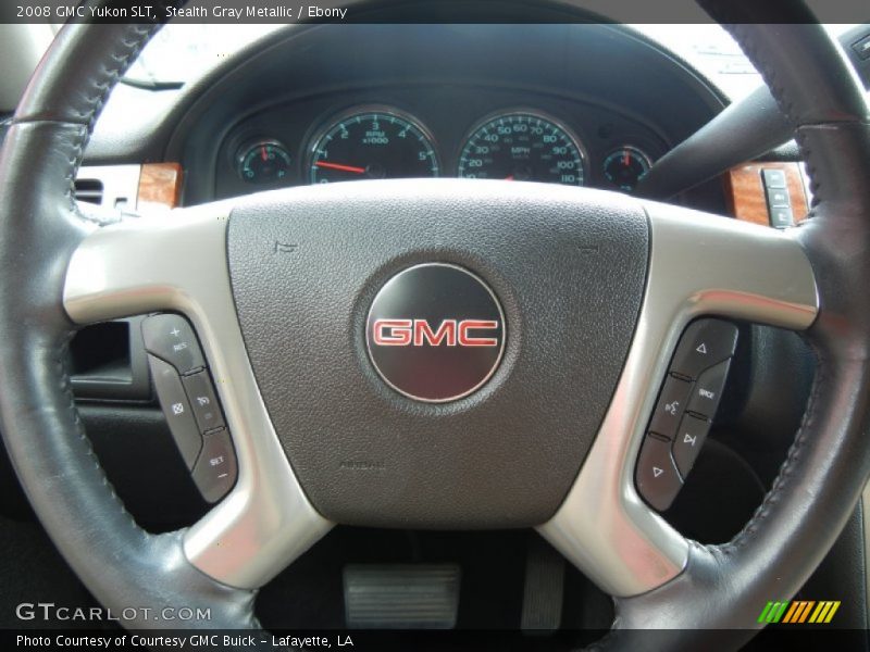 Stealth Gray Metallic / Ebony 2008 GMC Yukon SLT