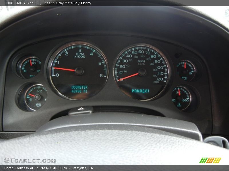 Stealth Gray Metallic / Ebony 2008 GMC Yukon SLT