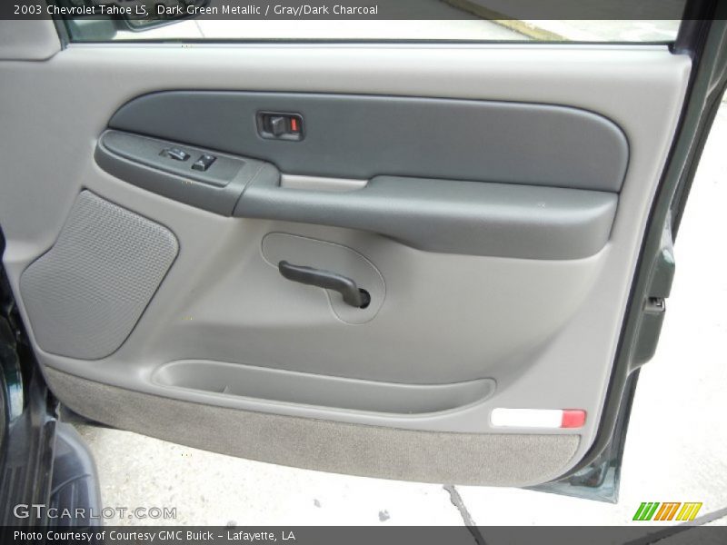 Dark Green Metallic / Gray/Dark Charcoal 2003 Chevrolet Tahoe LS