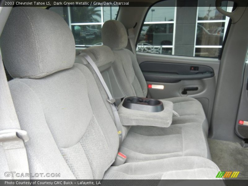 Dark Green Metallic / Gray/Dark Charcoal 2003 Chevrolet Tahoe LS