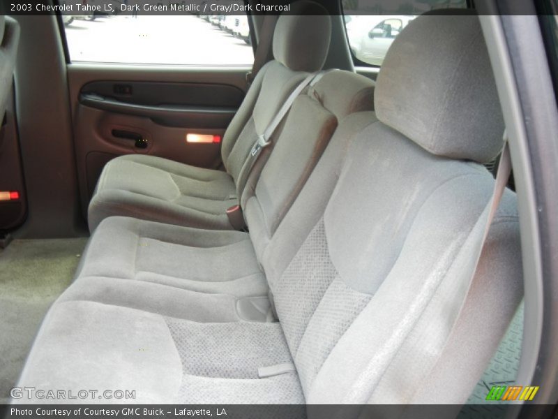 Dark Green Metallic / Gray/Dark Charcoal 2003 Chevrolet Tahoe LS