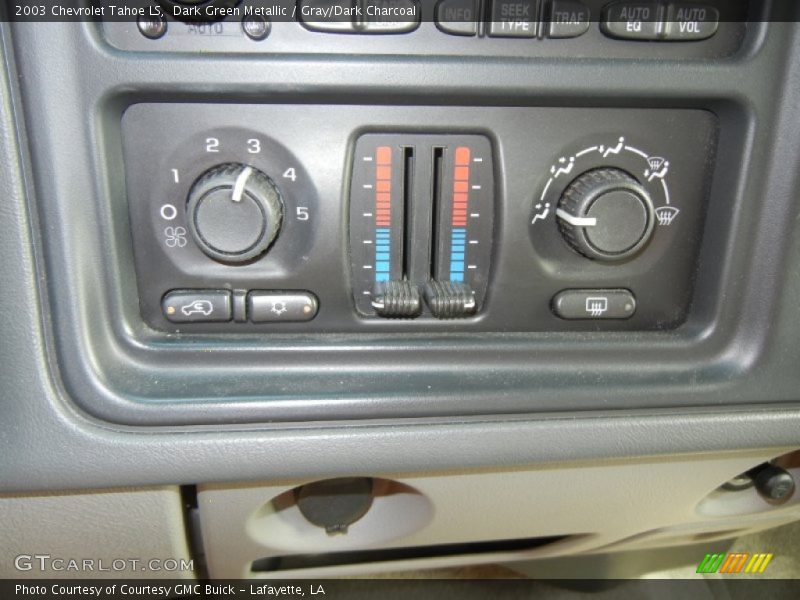 Controls of 2003 Tahoe LS