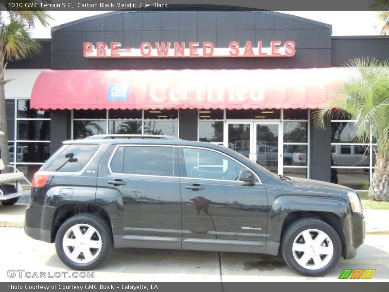 Carbon Black Metallic / Jet Black 2010 GMC Terrain SLE