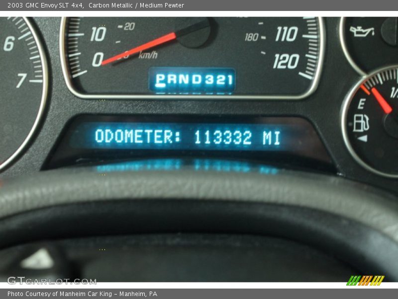 Carbon Metallic / Medium Pewter 2003 GMC Envoy SLT 4x4