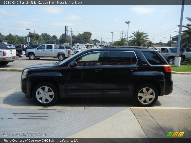 Carbon Black Metallic / Jet Black 2010 GMC Terrain SLE