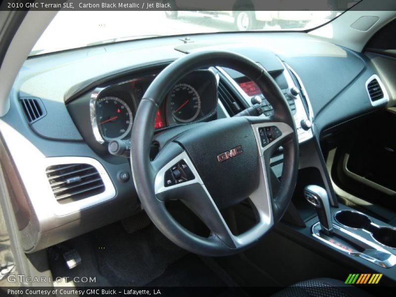 Carbon Black Metallic / Jet Black 2010 GMC Terrain SLE
