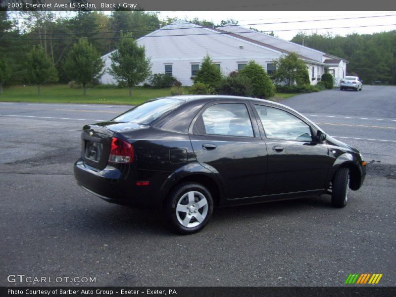 Black / Gray 2005 Chevrolet Aveo LS Sedan