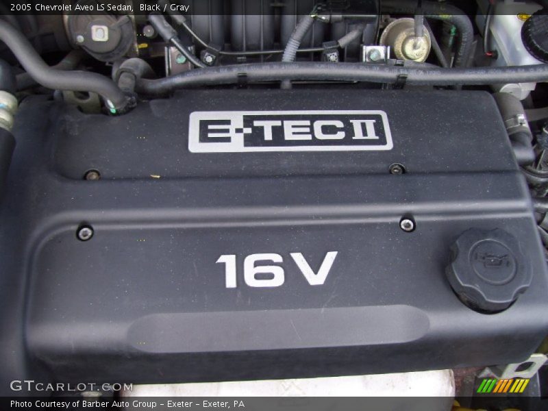 Black / Gray 2005 Chevrolet Aveo LS Sedan