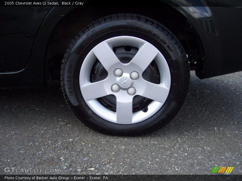 Black / Gray 2005 Chevrolet Aveo LS Sedan