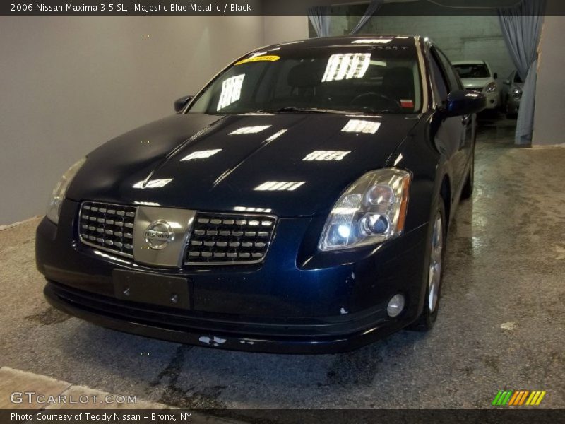 Majestic Blue Metallic / Black 2006 Nissan Maxima 3.5 SL