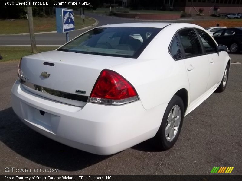 Summit White / Gray 2010 Chevrolet Impala LT
