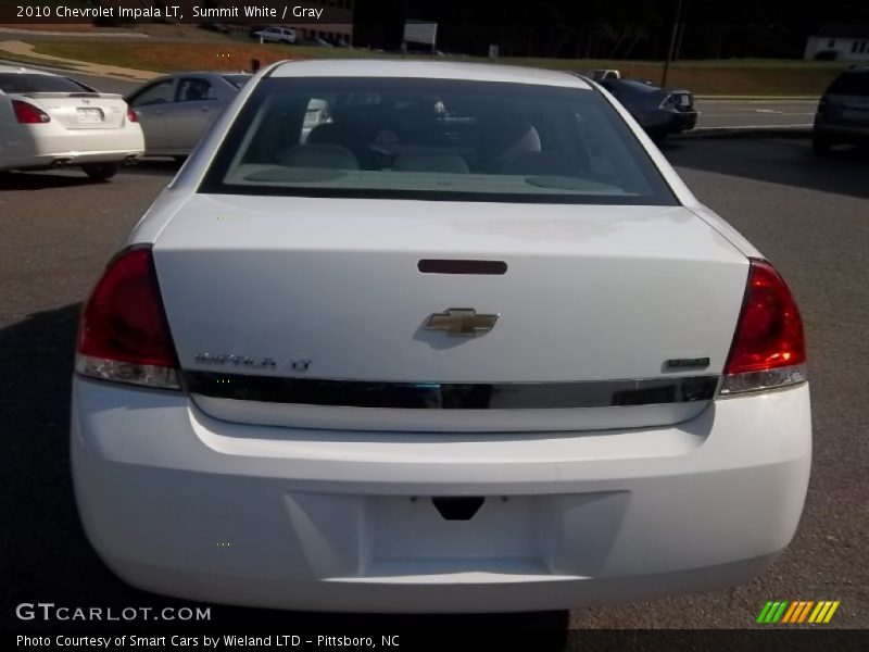 Summit White / Gray 2010 Chevrolet Impala LT