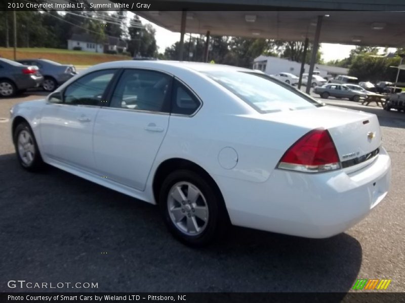 Summit White / Gray 2010 Chevrolet Impala LT