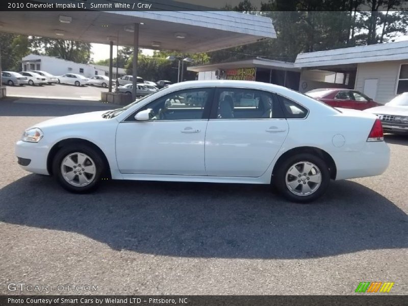 Summit White / Gray 2010 Chevrolet Impala LT
