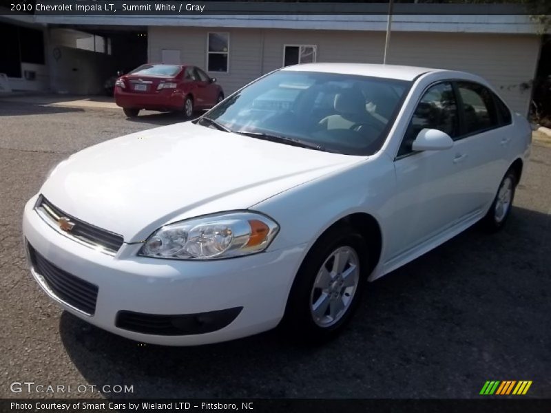 Summit White / Gray 2010 Chevrolet Impala LT