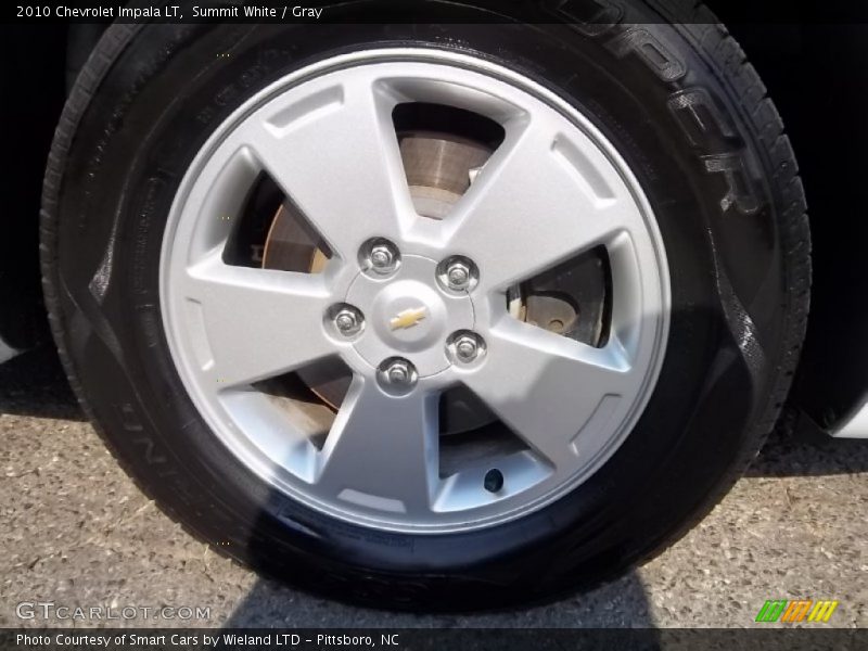 Summit White / Gray 2010 Chevrolet Impala LT