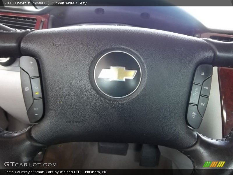 Summit White / Gray 2010 Chevrolet Impala LT