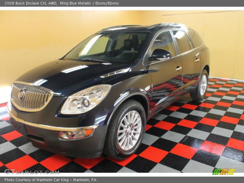 Ming Blue Metallic / Ebony/Ebony 2008 Buick Enclave CXL AWD